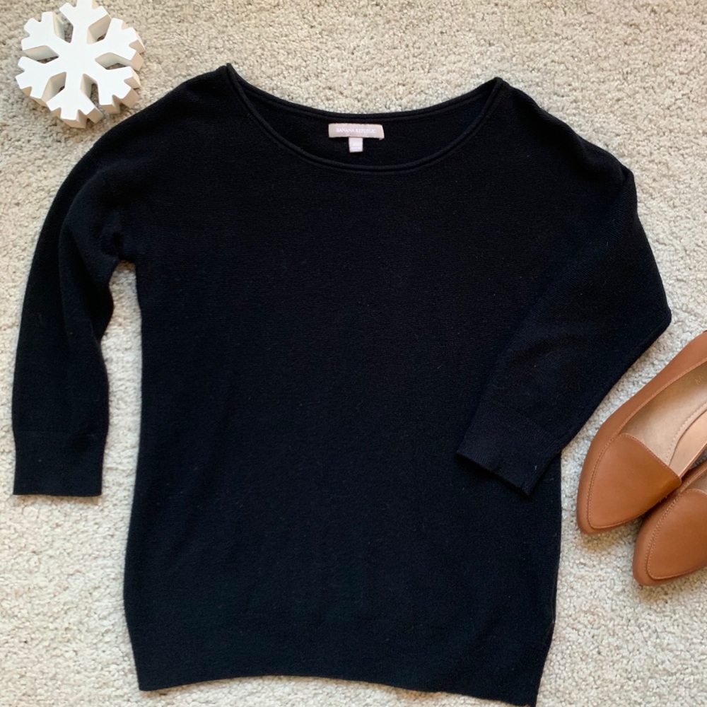 Banana Republic Black Sweater XS